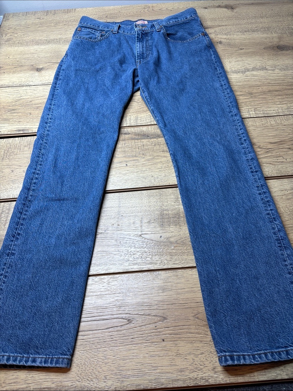 Men’s Sendero Provisions Co. Bandero Straight-Leg Jeans in Blue Denim Size 30x32